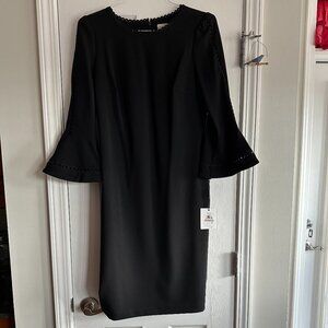 Brand new with tags/ Calvin Klein black 3/4 sleeve with bell dress